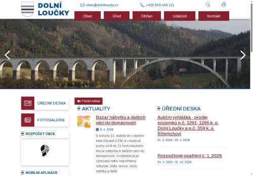 Zobrazit webové stránky Obecní úřad Dolní Loučky