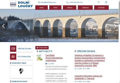 Zobrazit webové stránky Obecní úřad Dolní Loučky