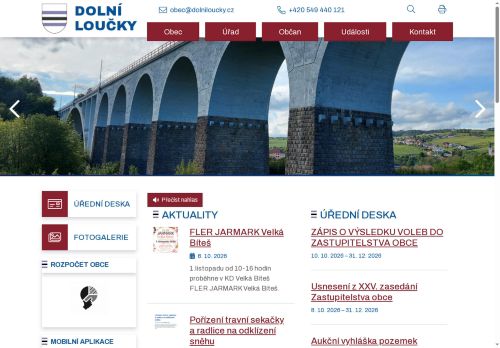 Zobrazit webové stránky Obecní úřad Dolní Loučky