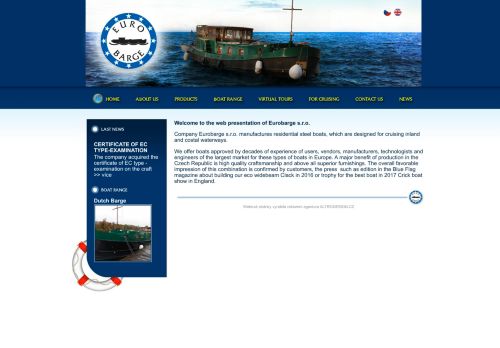 Zobrazit webové stránky Eurobarge, s.r.o.