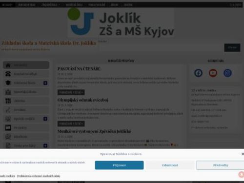 Základní škola a Mateřská škola Dr. Joklíka