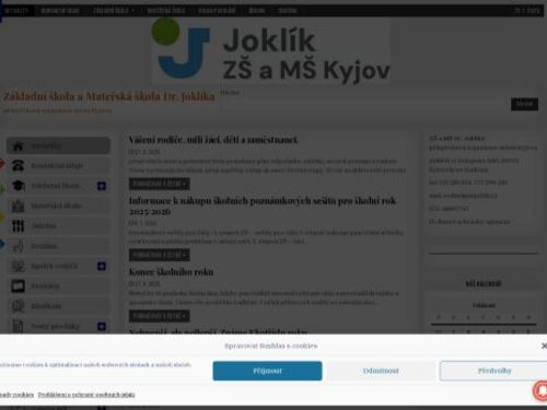 Základní škola a Mateřská škola Dr. Joklíka