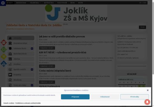 Zobrazit webové stránky Základní škola a Mateřská škola Dr. Joklíka