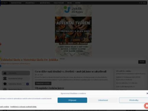 Základní škola a Mateřská škola Dr. Joklíka