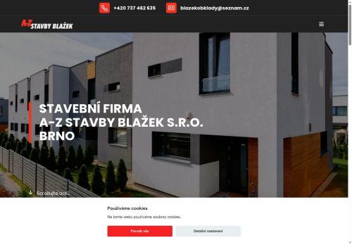 Zobrazit webové stránky A-Z STAVBY Blažek s.r.o.