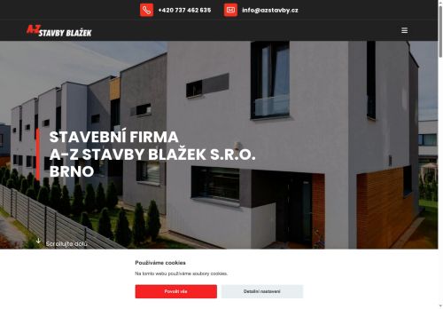 Zobrazit webové stránky A-Z STAVBY Blažek s.r.o.