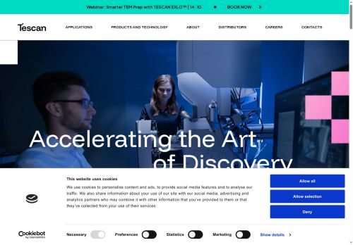 TESCAN GROUP, a.s. nabízí práci na pozici Head of Applications - TEM v obci Brno