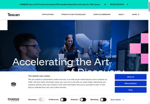 TESCAN GROUP, a.s. nabízí práci na pozici Head of Applications - TEM v obci Brno