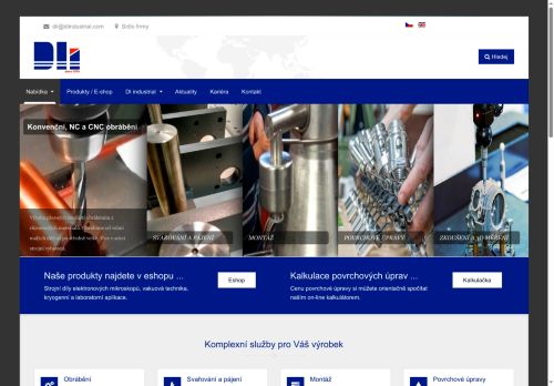 DI industrial spol. s r.o. nabízí práci na pozici CNC operátor seřizovač v obci Brno