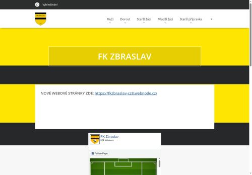 Zobrazit webové stránky FK Sokol Zbraslav