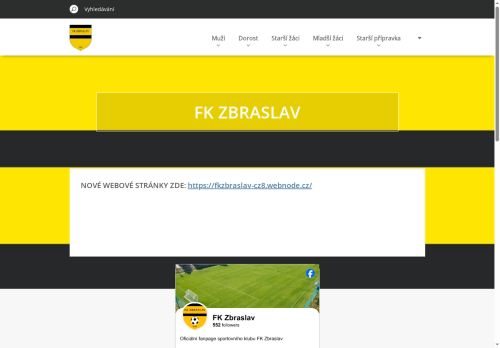Zobrazit webové stránky FK Sokol Zbraslav