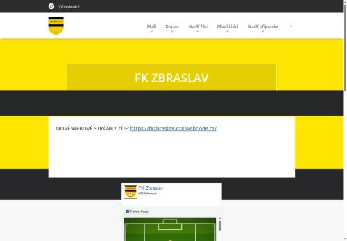 Zobrazit webové stránky FK Sokol Zbraslav