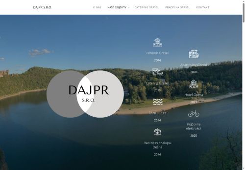 Webové stránky Dajpr s.r.o., Nové Syrovice