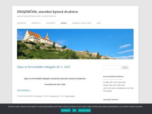 Znojemčan, stavební bytové družstvo