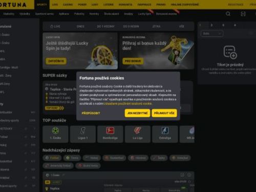 Fortuna sázková kancelář, a.s. - pobočka Zbýšov