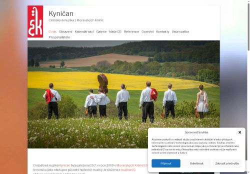 Zobrazit webové stránky Cimbálová muzika Kyničan z Moravských Knínic