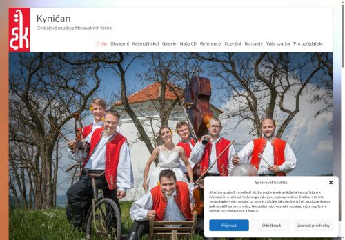 Zobrazit webové stránky Cimbálová muzika Kyničan z Moravských Knínic