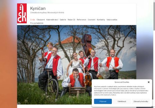 Zobrazit webové stránky Cimbálová muzika Kyničan z Moravských Knínic