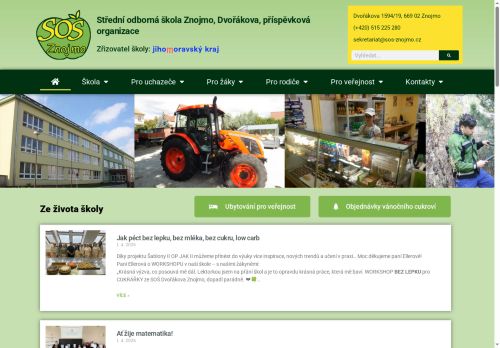 Zobrazit webové stránky Střední odborná škola Znojmo, Dvořákova