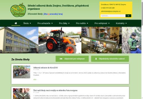 Zobrazit webové stránky Střední odborná škola Znojmo, Dvořákova