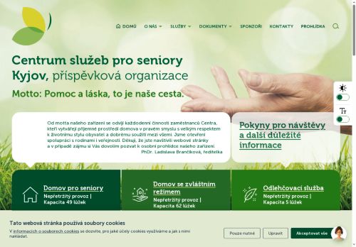 Zobrazit webové stránky Centrum služeb pro seniory Kyjov