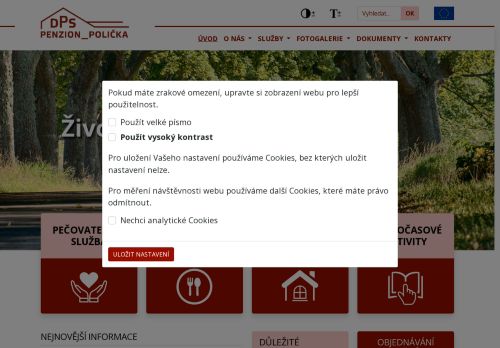 Dům s pečovatelskou službou "Penzion" Polička nabízí práci na pozici Pracovník/ce v sociálních službách - pečovatel/ka v obci Polička