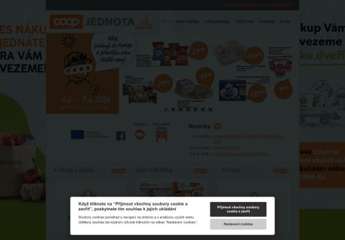 Jednota, spotřební družstvo v Mikulově nabízí práci na pozici PRODAVAČ/PRODAVAČKA - POKLADNÍ v obci Velké Němčice