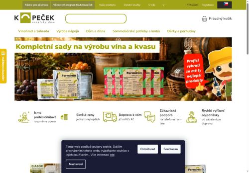 Vinařský dům Kopeček s.r.o. nabízí práci na pozici skladník/expedient M/Ž v obci Dubňany