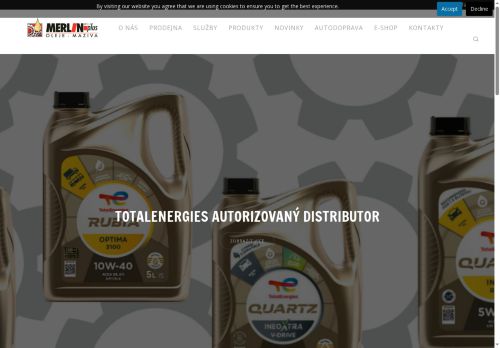 Webové stránky MERLIN-PLUS spol. s r.o., Hrušky