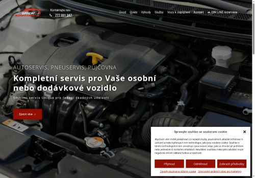 Zobrazit webové stránky Autoservis Opticar