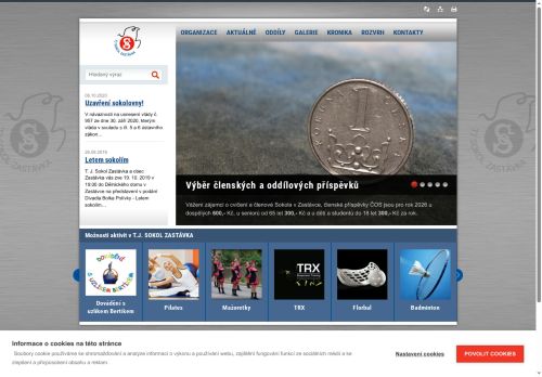 Zobrazit webové stránky Tělocvičná jednota Sokol Zastávka