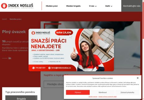 Zobrazit webové stránky INDEX NOSLUŠ