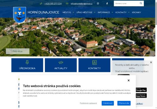 Zobrazit webové stránky Obecní úřad Horní Dunajovice