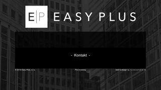 Zobrazit webové stránky Easy Plus, s.r.o. investiční skupina