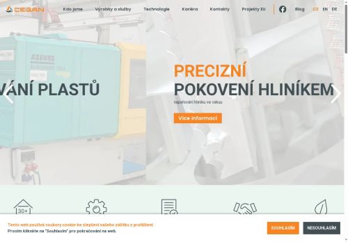Čegan Industries - sociální družstvo nabízí práci na pozici Operátor vstřikovacích lisů (m/ž) v obci Šlapanice