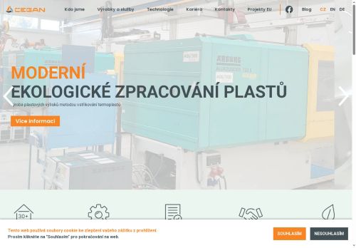 Čegan Industries - sociální družstvo nabízí práci na pozici Operátor vstřikovacích lisů (m/ž) v obci Šlapanice