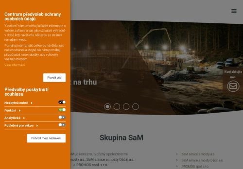 SaM silnice a mosty a.s. nabízí práci na pozici STAVBYVEDOUCÍ M/Ž - DOPRAVNÍ STAVBY v obci Kosmonosy