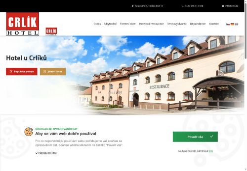 Zobrazit webové stránky Hotel u Crlíků