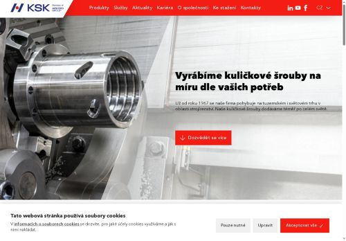 Zobrazit webové stránky KSK Precise Motion, a.s.