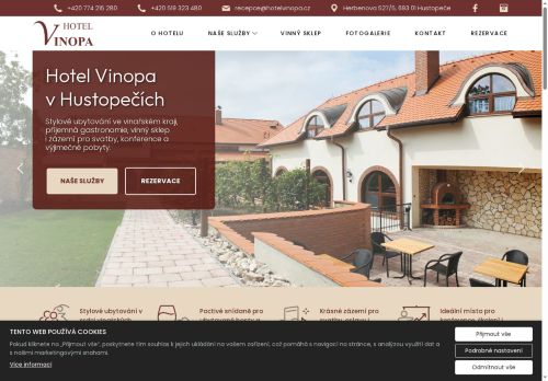 Zobrazit webové stránky Hotel Vinopa