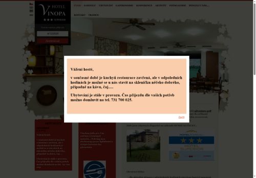 Zobrazit webové stránky Hotel Vinopa