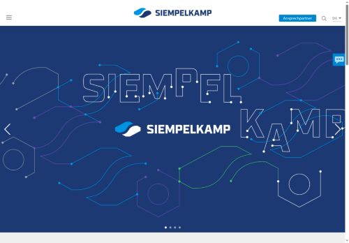 Webové stránky Siempelkamp CZ s.r.o., Blatnice pod Svatým Antonínkem