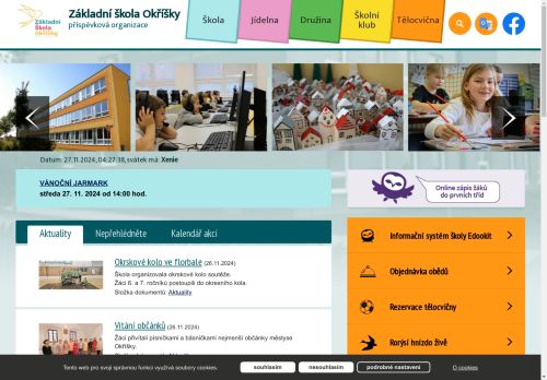 Základní škola Okříšky, okres Třebíč nabízí práci na pozici Učitelé na 2. stupni základních škol (M/Ž) v obci Okříšky