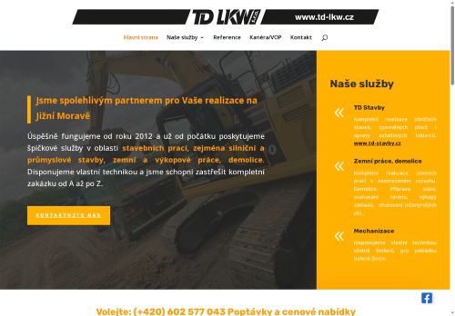 TD LKW s.r.o. nabízí práci na pozici STAVEBNÍ DĚLNÍK/ DĚLNICE v obci Hustopeče